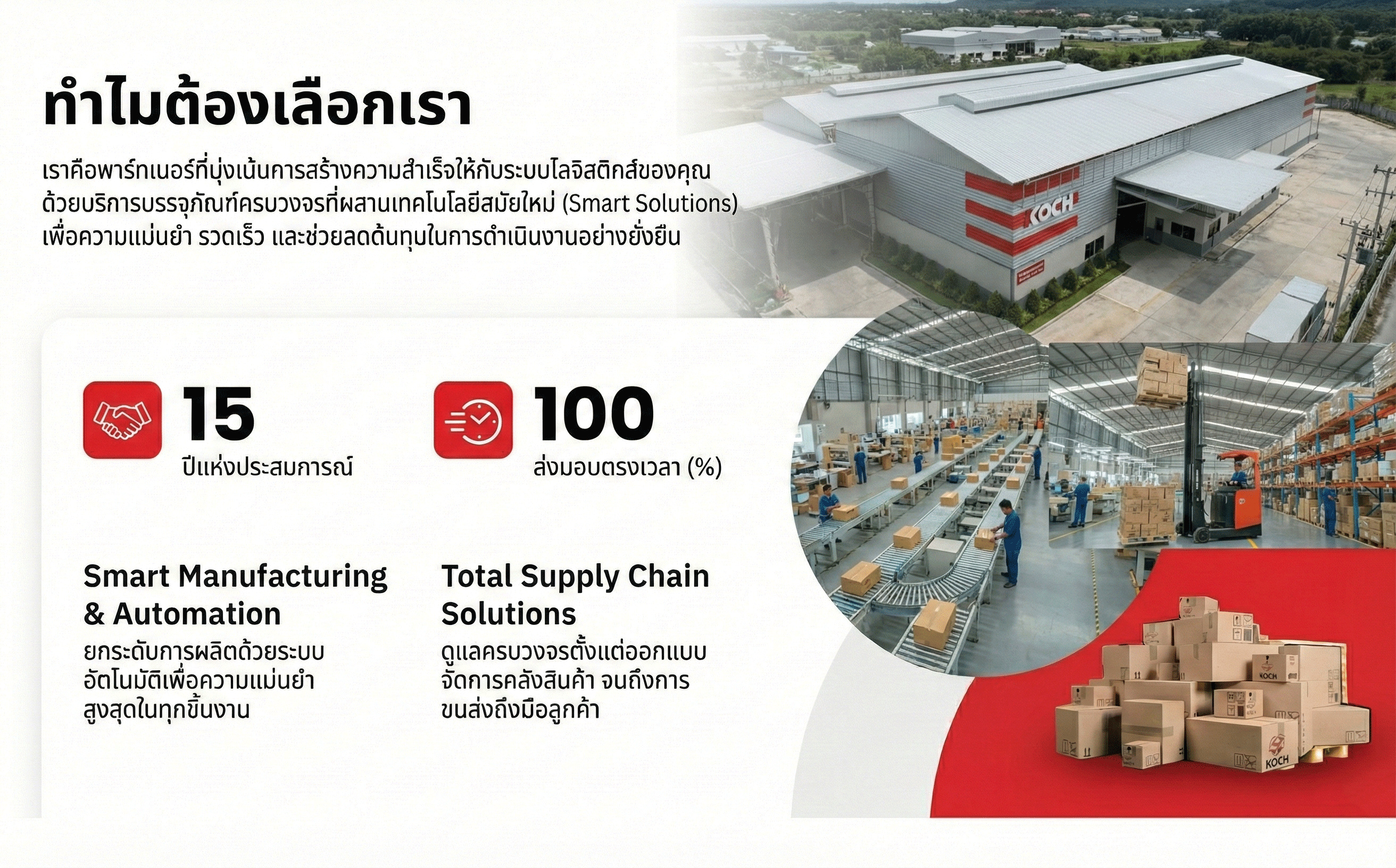 KOCH Thailand - ทำไมต้องเลือกเรา